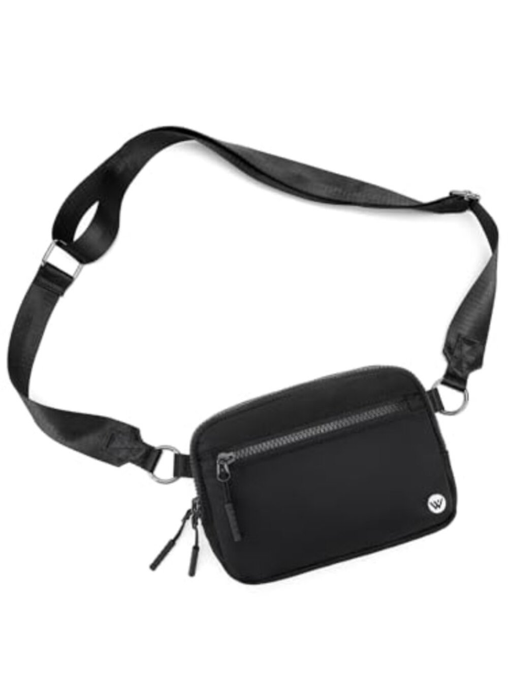 Nylon Small Crossbody Sling Bag for Women with Adjustable Strap, Workout Travel